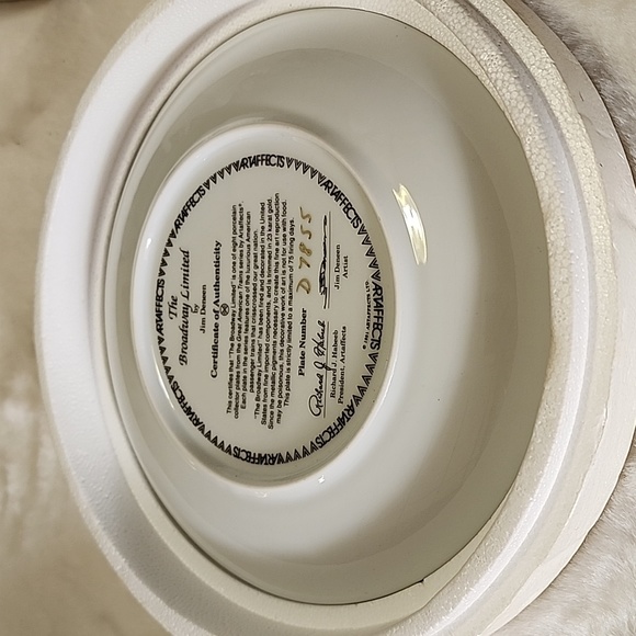 1991 ARTAFFECTS COLLECTOR PLATE  TRAIN - Picture 7 of 10